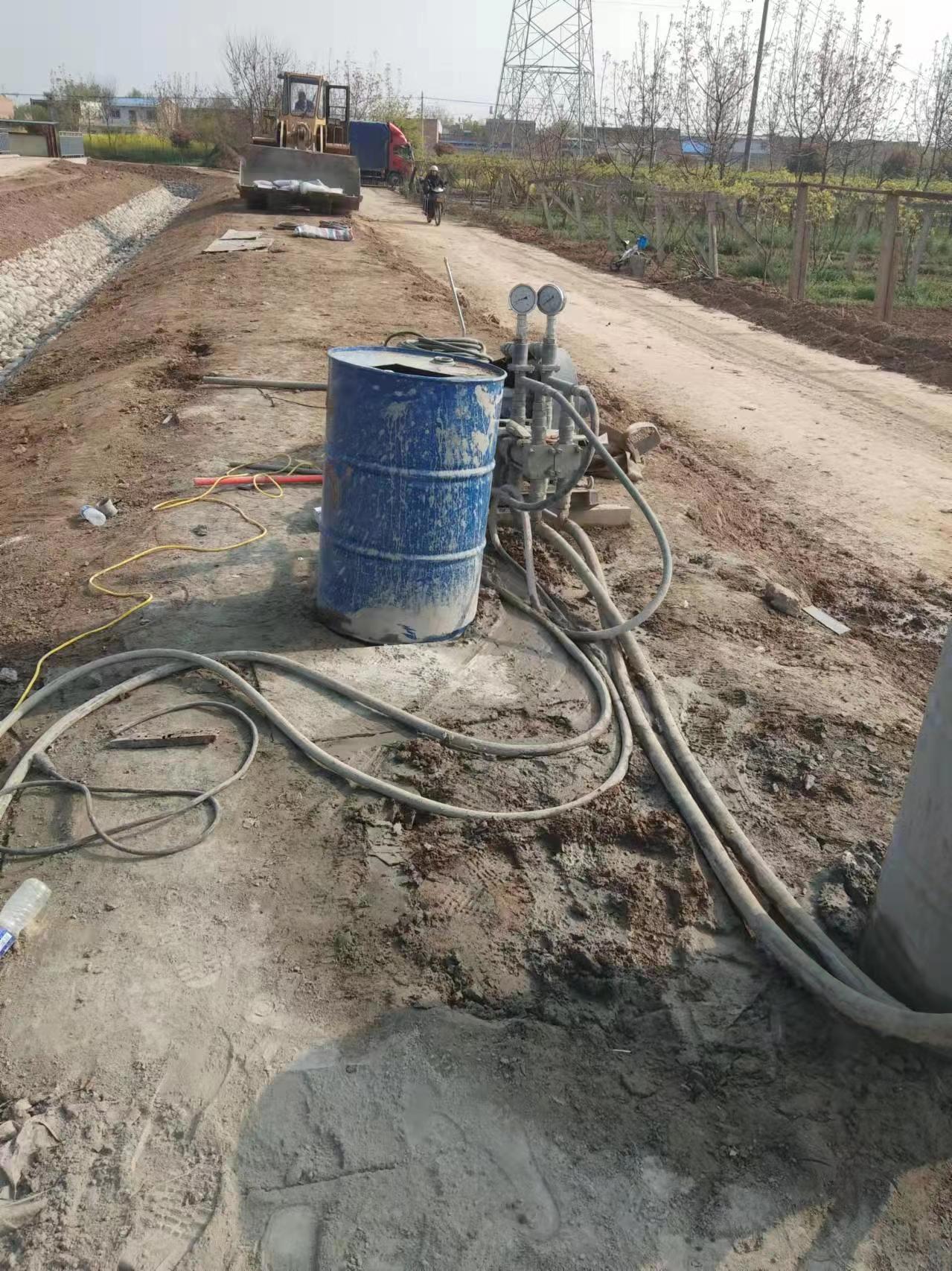 白茅湖农场双液注浆